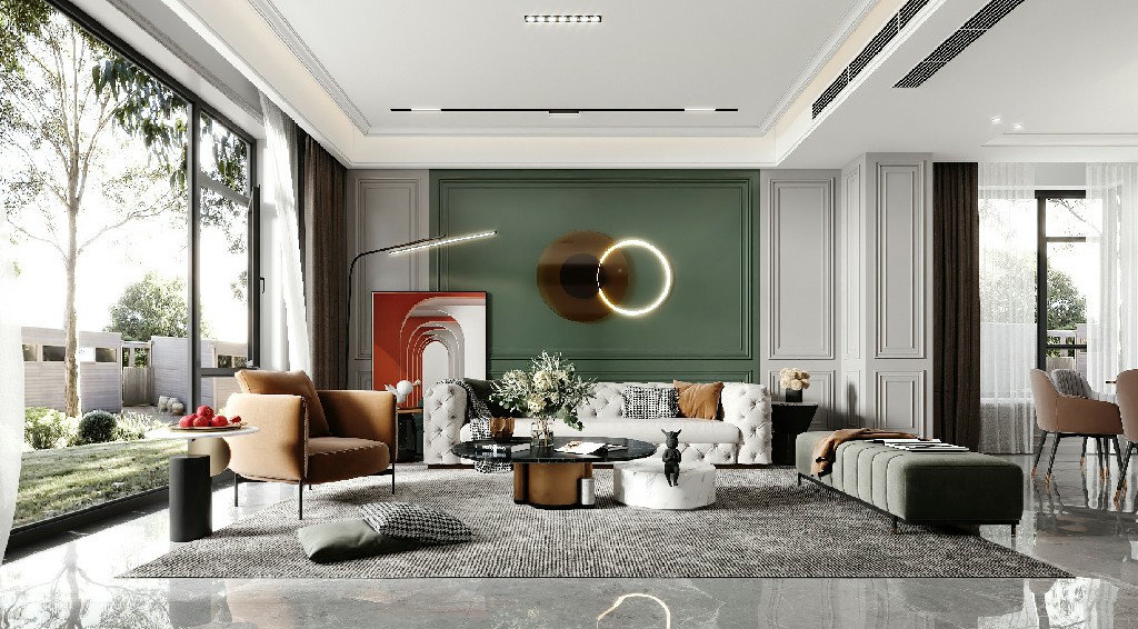 南宁新房装修-欧式风格-客厅 南宁新房装修-欧式风格-客厅