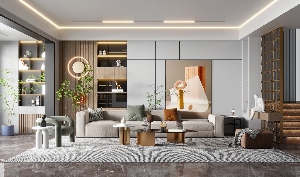 南宁新房装修-现代风格-客厅 南宁新房装修-现代风格-客厅