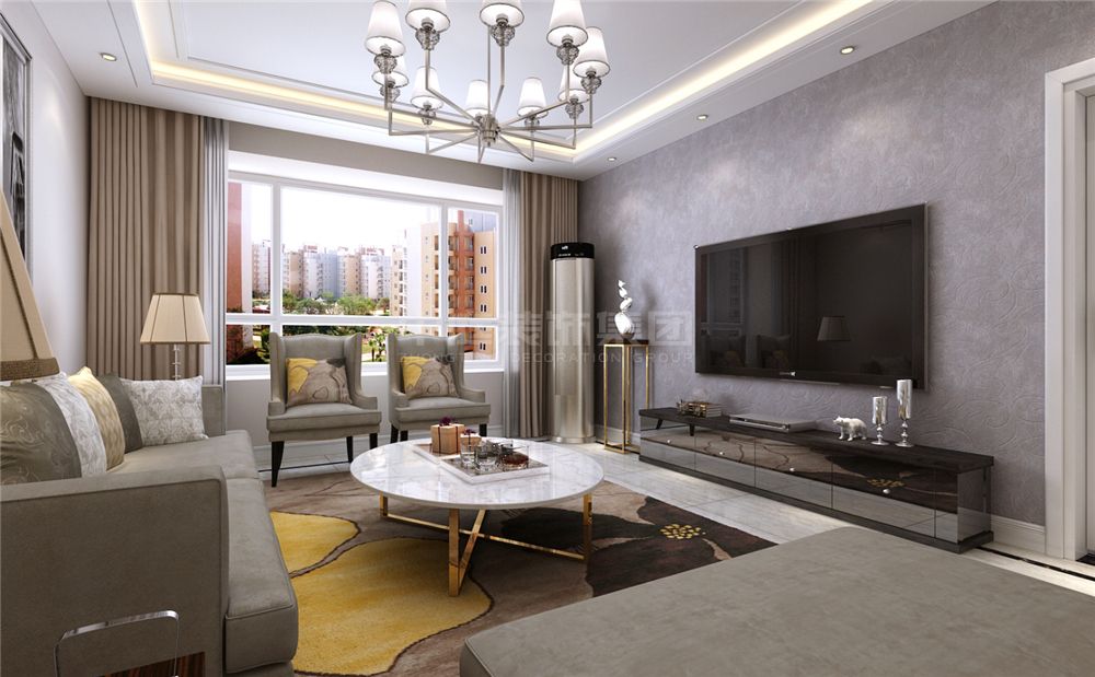 龙基传媒星城142m&sup2;混搭风格案例