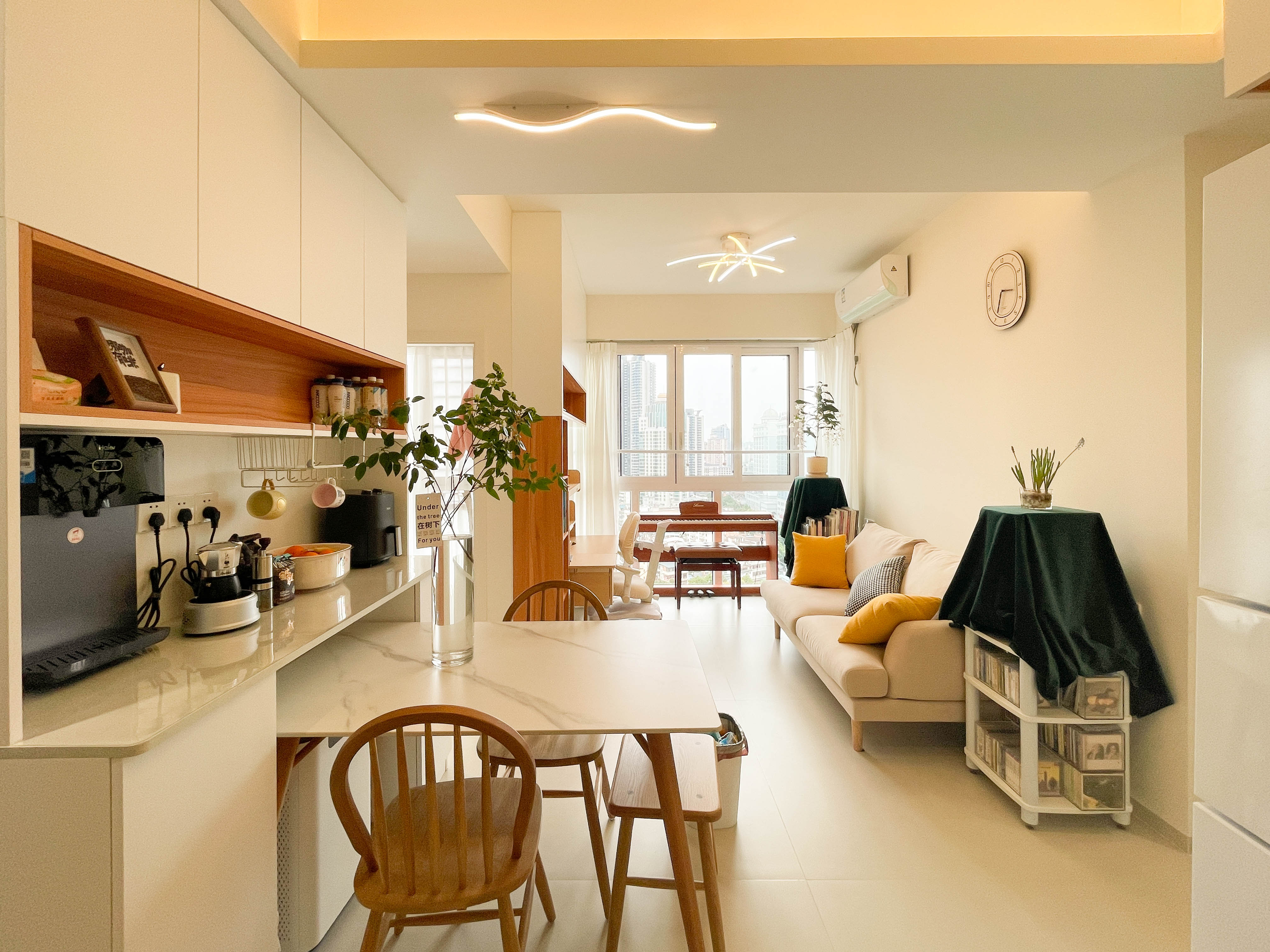 奶油风装修-客餐厅 奶油风装修-客餐厅